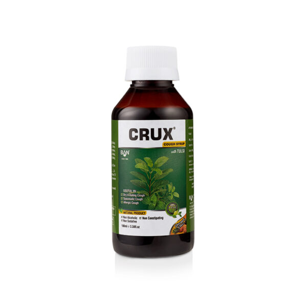 Crux Cough Syrup can help in managing cough and cold.