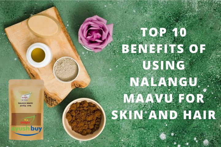 Nalangu maavu offers a plethora of benefits for both skin and hair